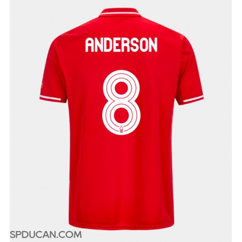 Muški Nogometni Dres Nottingham Forest Elliot Anderson #8 Domaci 2025-26 Kratak Rukav